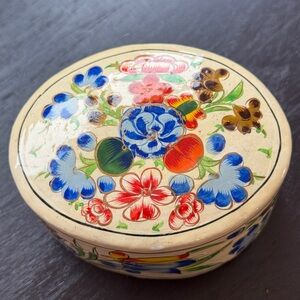 Hand painted vintage pincushion
